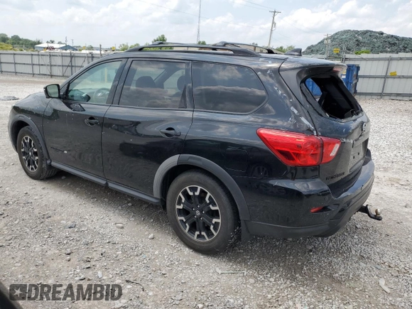 2020 Nissan Pathfinder SL with VIN 5N1DR2CM0LC650835, listed as a Copart auction lot 60053525 with 34,787 mi miles and Salvage title. Bid and sale history available at DreamBid. Image 2.