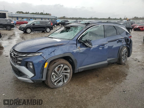 2025 Hyundai Tucson Limited with VIN 5NMJE3DE7SH465116, listed as a Copart auction lot 83643814 with 2,242 mi miles and Salvage Title. Bid and sale history available at carsss.com. Image 1.