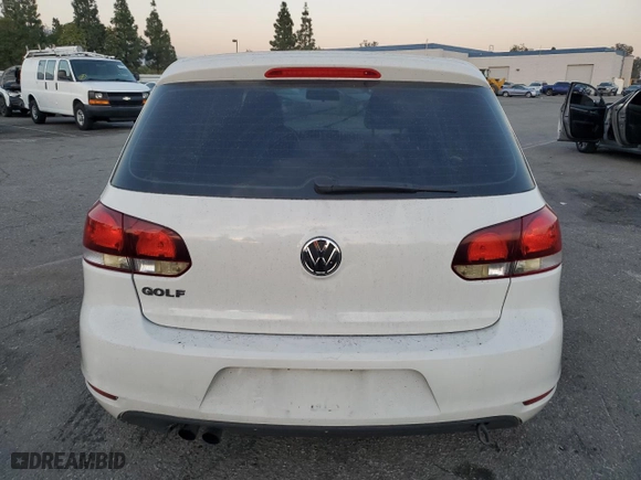 2010 Volkswagen Golf with VIN WVWDB7AJ4AW333358, listed as a Copart auction lot 82604394 with 126,945 mi miles and Salvage Title. Bid and sale history available at carsss.com. Image 6.
