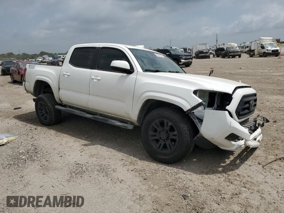 2021 Toyota Tacoma SR with VIN 3TYAX5GN5MT031086, listed as a Copart auction lot 55275375 with 55,279 mi miles and Salvage title. Bid and sale history available at DreamBid. Image 4.