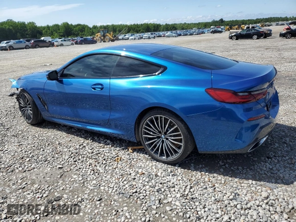 2020 BMW 8 Series 840i with VIN WBAAE2C04LCD19661, listed as a Copart auction lot 56127284 with 63,542 mi miles and Clean Title. Bid and sale history available at carsss.com. Image 2.