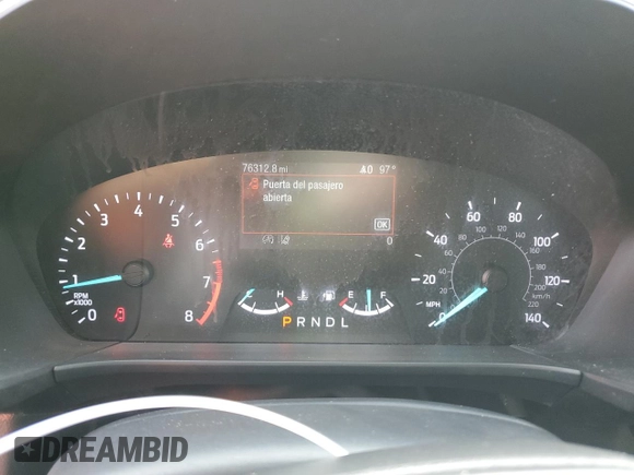 2020 Ford Escape SE with VIN 1FMCU0G64LUA22989, listed as a Copart auction lot 61073405 with 76,312 mi miles and Clean title. Bid and sale history available at DreamBid. Image 9.