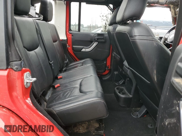 2014 Jeep Wrangler Unlimited Sahara with VIN 1C4BJWEG3EL292912, listed as a Copart auction lot 46402825 with 91,392 mi miles and Salvage Title. Bid and sale history available at carsss.com. Image 11.