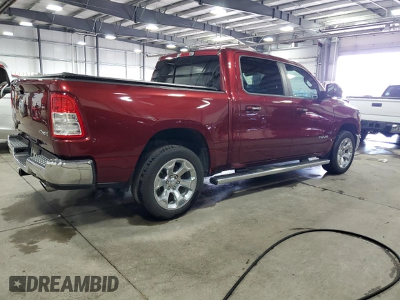 2019 Ram 1500 Big Horn/Lone Star with VIN 1C6SRFFT0KN586554, listed as a Copart auction lot 50652495 with 120,426 mi miles and Salvage Title. Bid and sale history available at carsss.com. Image 3.