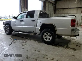 2005 Dodge Dakota SLT with VIN 1D7HE48K75S326347, listed as a Copart auction lot 80089704 with 226,165 mi miles and Salvage Title. Bid and sale history available at DreamBid. Image 2.