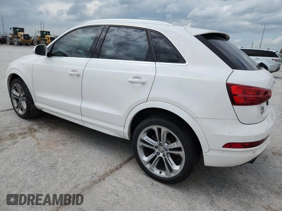 2016 Audi Q3 Premium Plus z VIN WA1EFCFS1GR000474, wystawiony jako Copart lot #59571135 z przebiegiem 122 132 mil mil oraz Czysty tytuł • Clean title. Historia ofert i sprzedaży dostępna na DreamBid. Obrazek 2.