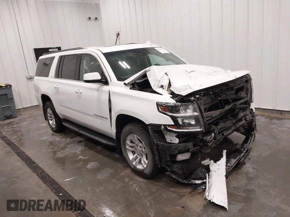 2020 Chevrolet Suburban LT with VIN 1GNSKHKC5LR108971, listed as a IAAI auction lot 41651417 with 90,674 mi miles. Bid and sale history available at carsss.com. Image 1.