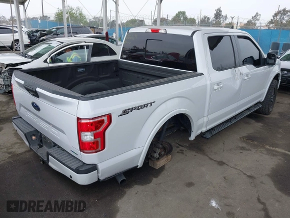 2019 Ford F-150 XL with VIN 1FTEW1CPXKKC50999, listed as a IAAI auction lot 41862139 with 61,375 mi miles and . Bid and sale history available at DreamBid. Image 4.