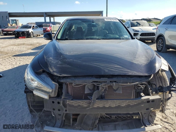 2015 Infiniti Q50 Premium with VIN JN1BV7AP9FM331372, listed as a Copart auction lot 44787315 with NaN miles and Salvage Title. Bid and sale history available at carsss.com. Image 5.