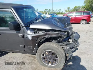 2021 Jeep Wrangler Sport S with VIN 1C4GJXAN7MW691190, listed as a IAAI auction lot 42028528 with 24,207 mi miles and . Bid and sale history available at carsss.com. Image 6.