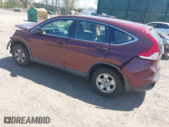 2012 Honda CR-V LX with VIN 5J6RM4H32CL045438, listed as a IAAI auction lot 42145044 with 111,157 mi miles and . Bid and sale history available at DreamBid. Image 3.