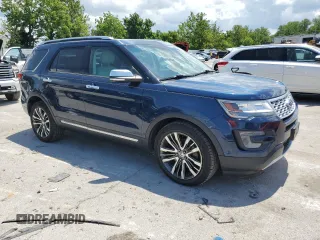 2016 Ford Explorer Platinum z VIN 1FM5K8HT8GGD13257, wystawiony jako Copart lot #64598475 z przebiegiem 95 499 mil mil oraz Szkoda całkowita • Salvage title. Historia ofert i sprzedaży dostępna na DreamBid. Obrazek 4.