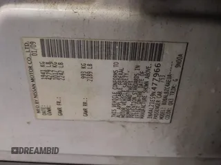 2009 Nissan Altima S z VIN 1N4AL21E59N477966, wystawiony jako IAAI lot #42190062 z przebiegiem 171 127 mil mil oraz . Historia ofert i sprzedaży dostępna na DreamBid. Obrazek 9.