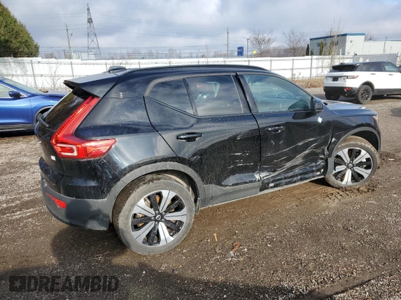 2023 Volvo XC40 Core с VIN YV4ED3UK8P2044198, выставлен на аукционе Copart как лот 80460974 с пробегом Не указан миль и Списание • Salvage title. История ставок и продаж доступна на DreamBid. Изображение 3.