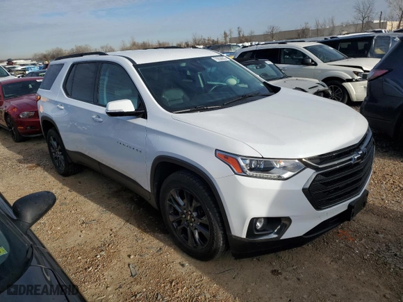 2019 Chevrolet Traverse RS with VIN 1GNERJKWXKJ321938, listed as a Copart auction lot 79258603 with 90,545 mi miles and Salvage Title. Bid and sale history available at carsss.com. Image 4.