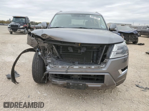 2021 Nissan Armada SL with VIN JN8AY2BAXM9370571, listed as a Copart auction lot 83081584 with 77,776 mi miles and Salvage Title. Bid and sale history available at carsss.com. Image 5.