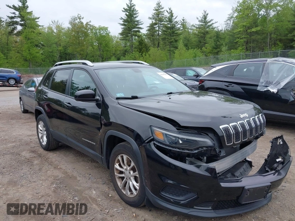2020 Jeep Cherokee Latitude with VIN 1C4PJMCB8LD607440, listed as a IAAI auction lot 42292035 with 34,939 mi miles and . Bid and sale history available at DreamBid. Image 1.