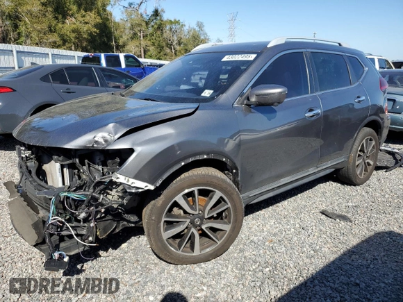 2019 Nissan Rogue SL with VIN 5N1AT2MV0KC715886, listed as a Copart auction lot 43022495 with 77,289 mi miles and Non Repairable. Bid and sale history available at carsss.com. Image 1.