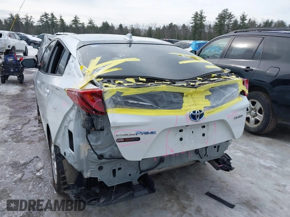 2021 Toyota Prius LE with VIN JTDKAMFP5M3181120, listed as a IAAI auction lot 41623588 with 83,809 mi miles and . Bid and sale history available at DreamBid. Image 6.