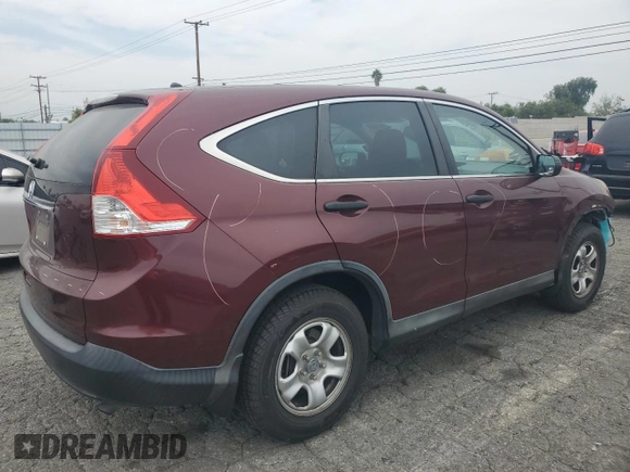 2014 Honda CR-V LX z VIN 5J6RM3H35EL039470, wystawiony jako Copart lot #58930155 z przebiegiem 122 077 mil mil oraz Szkoda całkowita • Salvage title. Historia ofert i sprzedaży dostępna na DreamBid. Obrazek 3.