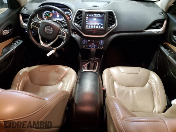 2016 Jeep Cherokee Limited with VIN 1C4PJLDB8GW355062, listed as a Copart auction lot 43750865 with 109,935 mi miles and Salvage Title. Bid and sale history available at carsss.com. Image 8.