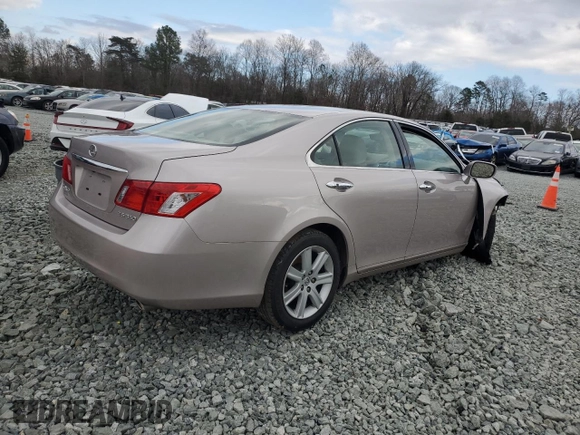 2007 Lexus ES 350 with VIN JTHBJ46G072008503, listed as a Copart auction lot 86300094 with 35,007 mi miles and Salvage Title. Bid and sale history available at carsss.com. Image 3.