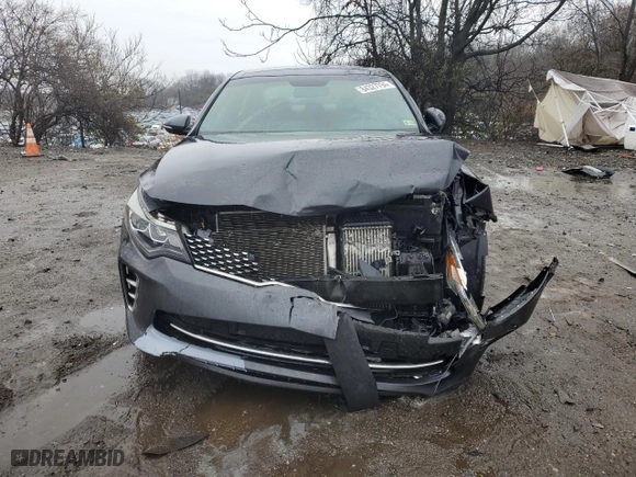 2017 Kia Optima SX with VIN 5XXGW4L21HG125603, listed as a Copart auction lot 84327794 with 75,342 mi miles and Salvage Title. Bid and sale history available at carsss.com. Image 5.