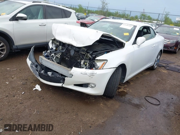 2010 Lexus IS 350 C with VIN JTHFE2C27A2501055, listed as a IAAI auction lot 42149205 with 123,778 mi miles and . Bid and sale history available at DreamBid. Image 18.