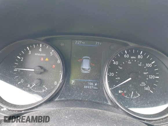 2019 Nissan Rogue S with VIN JN1BJ1CP1KW229861, listed as a IAAI auction lot 42063114 with 86,937 mi miles and . Bid and sale history available at DreamBid. Image 7.