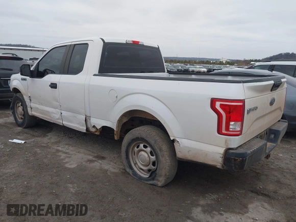 2017 Ford F-150 XL with VIN 1FTEX1CF3HKE56758, listed as a IAAI auction lot 41558163 with 144,380 mi miles. Bid and sale history available at carsss.com. Image 3.