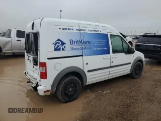 2012 Ford Transit Connect XLT with VIN NM0KS9BN6CT087323, listed as a Copart auction lot 55590515 with 156,465 mi miles and Salvage title. Bid and sale history available at DreamBid. Image 3.
