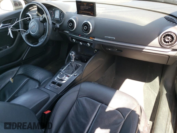 2015 Audi A3 2.0T Premium Plus with VIN WAU3FLFF6F1110043, listed as a Copart auction lot 52631475 with 80,467 mi miles and Salvage Title. Bid and sale history available at carsss.com. Image 8.