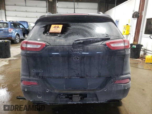 2018 Jeep Cherokee Limited with VIN 1C4PJMDX6JD541199, listed as a Copart auction lot 46090425 with 0 mi miles and Salvage Title. Bid and sale history available at carsss.com. Image 6.
