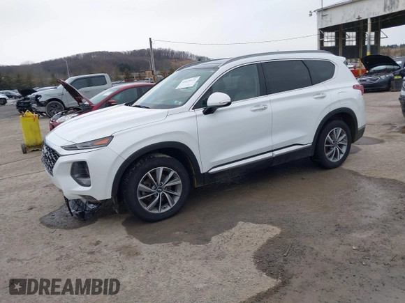2019 Hyundai Santa Fe Limited with VIN 5NMS5CAD8KH048247, listed as a IAAI auction lot 41639121 with 66,627 mi miles. Bid and sale history available at carsss.com. Image 18.