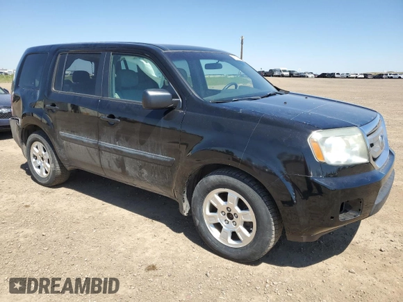 2011 Honda Pilot LX with VIN 5FNYF4H20BB502574, listed as a Copart auction lot 59156775 with 269,212 mi miles and Salvage title. Bid and sale history available at DreamBid. Image 4.