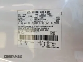 2008 Ford Ranger XL with VIN 1FTYR14U08PA93276, listed as a Copart auction lot 59273215 with 84,899 mi miles and Salvage title. Bid and sale history available at DreamBid. Image 12.