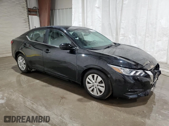 2020 Nissan Sentra S with VIN 3N1AB8BV7LY232520, listed as a Copart auction lot 49488435 with 47,225 mi miles and Salvage Title. Bid and sale history available at carsss.com. Image 4.