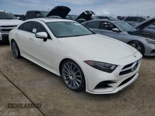 2021 Mercedes-Benz CLS with VIN W1K2J5JB9MA087745, listed as a Copart auction lot 74397684 with 0 mi miles and Non Repairable. Bid and sale history available at carsss.com. Image 4.