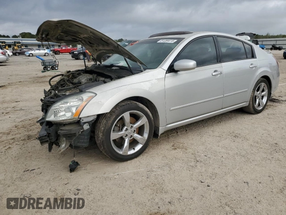 2007 Nissan Maxima SE with VIN 1N4BA41E87C809770, listed as a Copart auction lot 51234415 with 171,885 mi miles and Salvage title. Bid and sale history available at DreamBid. Image 1.
