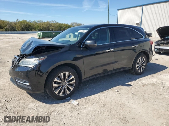 2015 Acura MDX Technology with VIN 5FRYD3H40FB011489, listed as a Copart auction lot 47529075 with 219,915 mi miles and Clean Title. Bid and sale history available at DreamBid. Image 1.