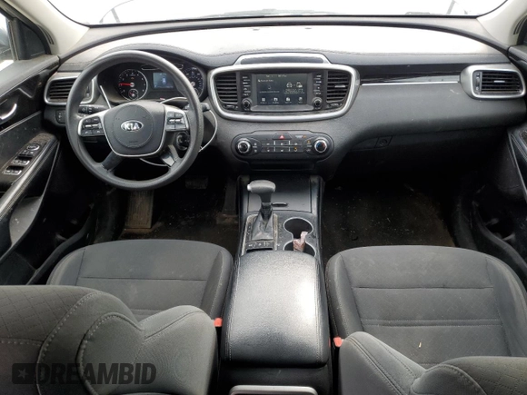 2020 Kia Sorento LX V6 with VIN 5XYPGDA51LG614419, listed as a Copart auction lot 50612755 with 136,310 mi miles and Salvage Title. Bid and sale history available at carsss.com. Image 8.