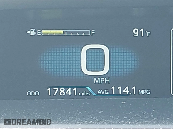 2021 Toyota Prius LE with VIN JTDKAMFP3M3193640, listed as a IAAI auction lot 42023593 with 17,841 mi miles and . Bid and sale history available at DreamBid. Image 16.