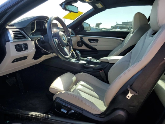 2018 BMW 4 Series 440i z VIN WBA4Z5C54JEE16519, wystawiony jako Copart lot #53020025 z przebiegiem 81 951 mil mil oraz Szkoda całkowita • Salvage title. Historia ofert i sprzedaży dostępna na DreamBid. Obrazek 7.