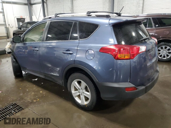 2013 Toyota RAV4 XLE with VIN JTMRFREV6DD020072, listed as a Copart auction lot 51130765 with 0 mi miles and Salvage Title. Bid and sale history available at carsss.com. Image 2.