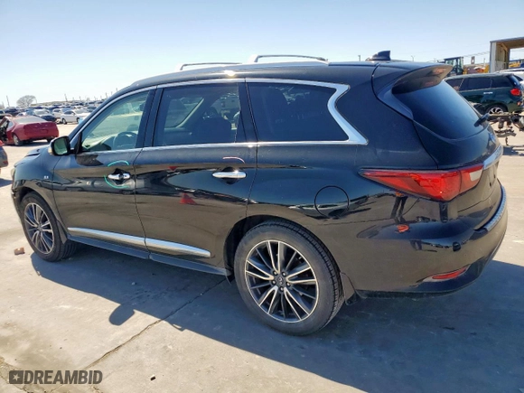 2017 Infiniti QX60 with VIN 5N1DL0MN0HC523006, listed as a Copart auction lot 48495625 with 149,687 mi miles and Salvage Title. Bid and sale history available at carsss.com. Image 2.