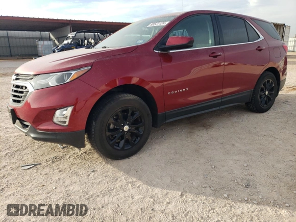 2018 Chevrolet Equinox LT with VIN 2GNAXSEV4J6254553, listed as a Copart auction lot 80531124 with 92,977 mi miles and Clean Title. Bid and sale history available at DreamBid. Image 1.