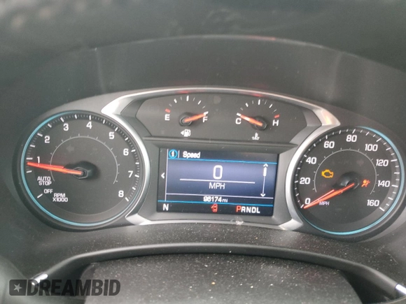 2019 Chevrolet Equinox LT z VIN 2GNAXKEV7K6131329, wystawiony jako Copart lot #54355715 z przebiegiem 96 174 mil mil oraz Szkoda całkowita • Salvage title. Historia ofert i sprzedaży dostępna na DreamBid. Obrazek 9.
