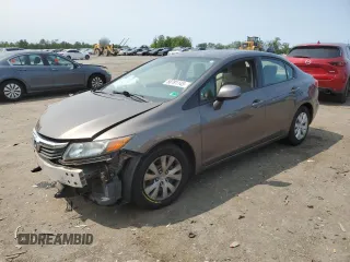 2012 Honda Civic LX z VIN 2HGFB2F55CH539122, wystawiony jako Copart lot #58781145 z przebiegiem 133 696 mil mil oraz Szkoda całkowita • Salvage title. Historia ofert i sprzedaży dostępna na DreamBid. Obrazek 1.