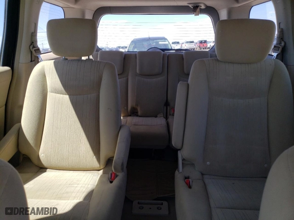 2012 Nissan Quest S with VIN JN8AE2KP8C9033053, listed as a Copart auction lot 54130704 with 155,162 mi miles and Salvage Title. Bid and sale history available at carsss.com. Image 10.