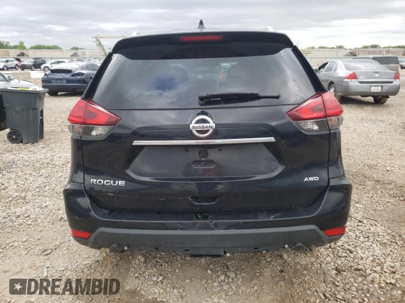 2017 Nissan Rogue S with VIN KNMAT2MV7HP559996, listed as a Copart auction lot 53954934 with 116,806 mi miles and Salvage Title. Bid and sale history available at carsss.com. Image 6.